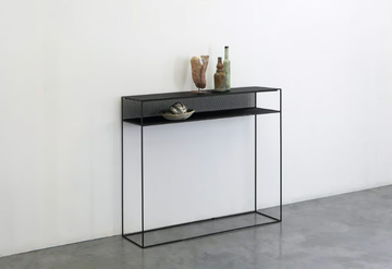 TRISTANO - Rectangular painted metal console table by Zeus - view 3