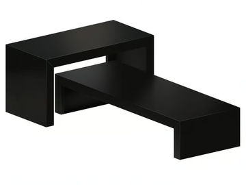 SMALL IRONY - Rectangular plate coffee table by Zeus - view 2