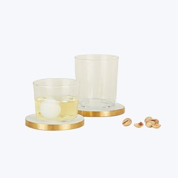 Simple Marble Coasters, Set of 4 by Abchome - view 2