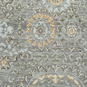 Grey Transitional Wool Rug by Abchome - view 3