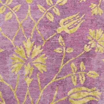Purple Transitional Wool Rug by Abchome - view 3