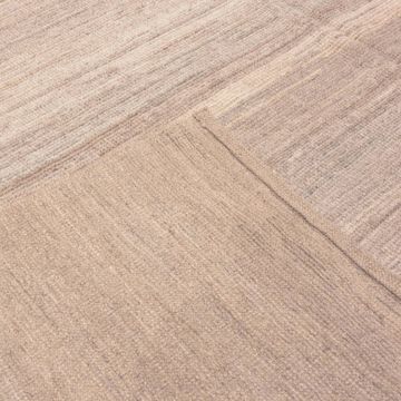 Natural Zameen Modern Wool Rug by Abchome - view 3