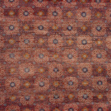 Red Modern Wool Rug by Abchome - view 3