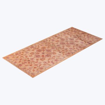 Orange Traditional Wool Runner by Abchome - view 3