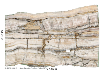 Byzantine Pink Onyx by ABC Worldwide Stone - view 7