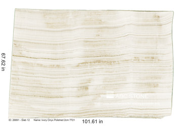 Ivory Onyx by ABC Worldwide Stone - view 8