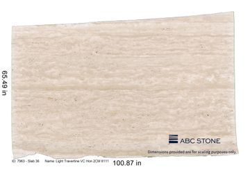 Classic Light Travertine Veincut Unfilled by ABC Worldwide Stone - view 3