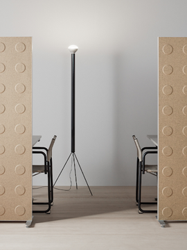 Alumi Floor Screen by Abstracta