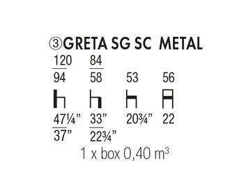 GRETA SG SC METAL by Accento SRL - view 2