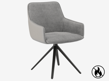 CHAIR AMSTERDAM BI-MATIERE by Akante
