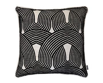 CUSHION SPERKY VELVET LINEN BLACK 50×50 P by Aldeco