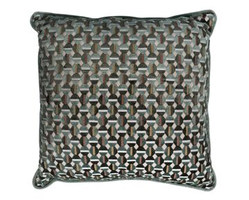 CUSHION LUMIÉRE VELVET PRIVILEGE GREEN 50×50 P by Aldeco
