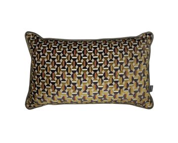 CUSHION LUMIÉRE VELVET AUTUMN GOLD 60×30 P by Aldeco