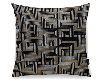 CUSHION INTERCEPTION VELVET LINEN  50×50 by Aldeco
