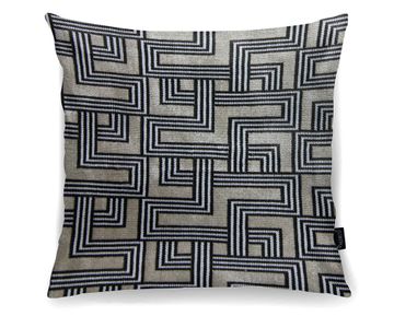 CUSHION INTERCEPTION VELVET LIGHT GREIGE  50×50 by Aldeco