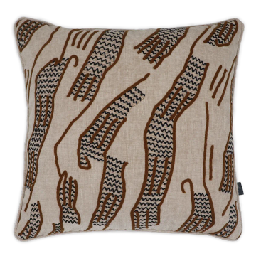 CUSHION FELINE TOTO Antilope Gris 50X50 P by Aldeco
