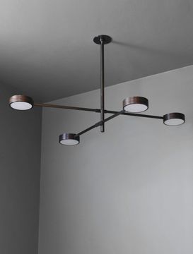 Monoscope 4 Chandelier by Allied Maker