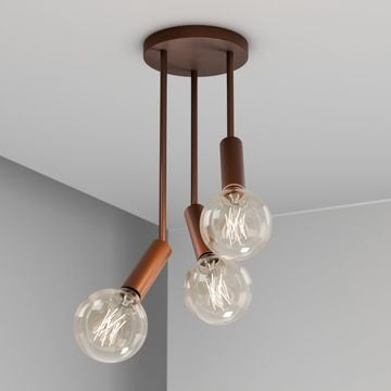 Sospensione CRICCO T13x3 - plafone - Corten by Amarcords