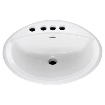 Aqualyn Drop-In Sink With 4-Inch Centerset and Extra Left-Hand Hole by American Standard