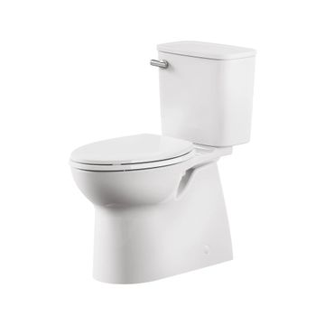 Aspirations Skirted Two-Piece 1.28 gpf/4.8 Lpf Chair-Height Elongated Toilet With Seat by American Standard