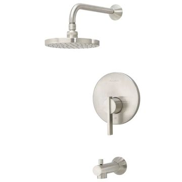 Boulevard 1.75 GPM Tub and Shower Trim Kit with Water-Saving Showerhead and Pressure Balance Cartridge with Lever Handle by American Standard