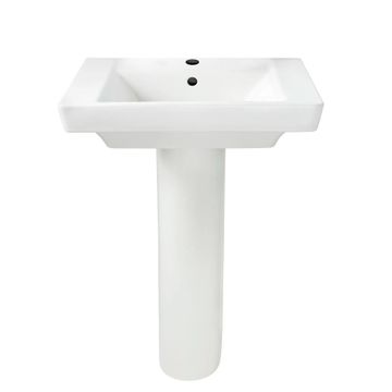 Boulevard Center Hole Only Pedestal Sink Top and Leg Combination by American Standard
