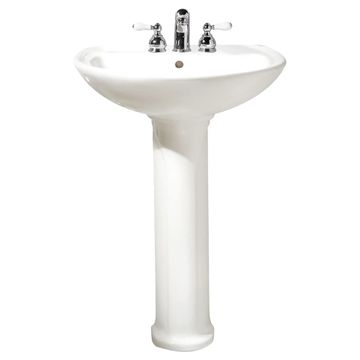 Cadet 4-Inch Centerset Pedestal Sink Top and Leg Combination by American Standard