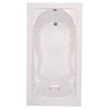 Cadet 60 x 36-Inch Drop-in Bathtub With Hydromassage System by American Standard