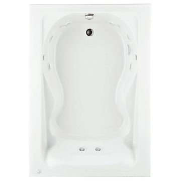 Cadet 60 x 42-Inch Drop-In Bathtub With EverClean Hydromassage System by American Standard