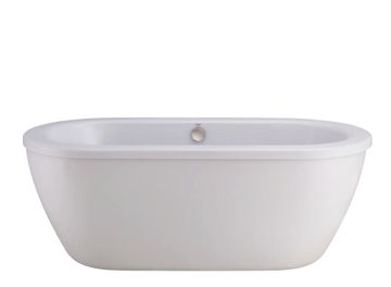 Cadet® 66 x 32-Inch Freestanding Bathtub With Drain Chrome Finish by American Standard
