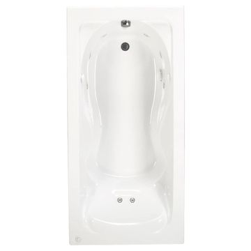 Cadet 72 x 36-Inch Drop-In Bathtub With EverClean Hydromassage System by American Standard