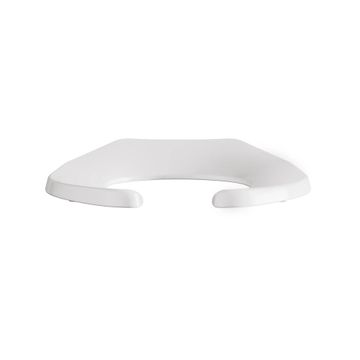 Commercial Heavy Duty Open Front Elongated Toilet Seat with EverClean Surface and Self-sustaining Hinges by American Standard