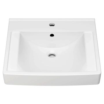 Decorum 21 x 20-1/4-Inch (533 x 514 mm) Wall-Hung EverClean Sink With 4-Inch Centerset by American Standard