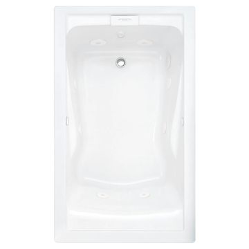 Evolution 60 x 36-Inch Deep Soak Drop-In Bathtub With EverClean Air Bath System by American Standard