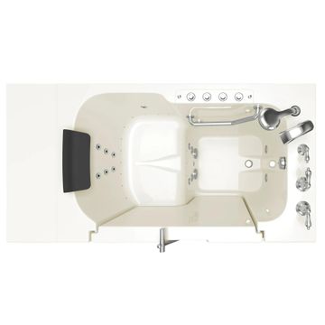 Gelcoat Premium Series 32 x 52 -Inch Walk-in Tub With Combination Air Spa and Whirlpool Systems - Left-Hand Drain by American Standard