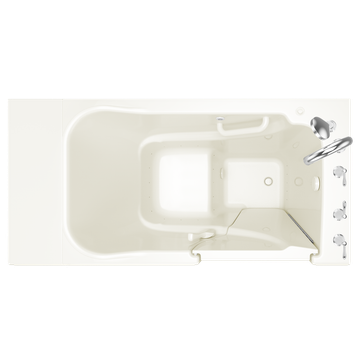 Gelcoat Value Series 30 x 52 -Inch Walk-in Tub With Air Spa System - Right-Hand Drain With Faucet by American Standard