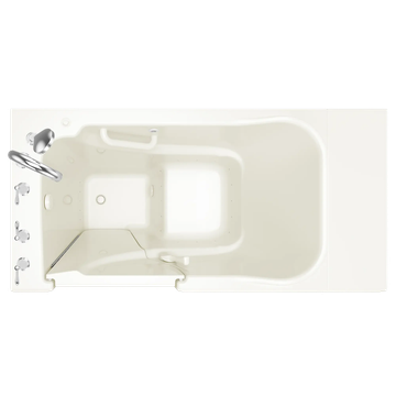 Gelcoat Value Series 30 x 52 -Inch Walk-in Tub With Air Spa System - Right-Hand Drain With Faucet by American Standard