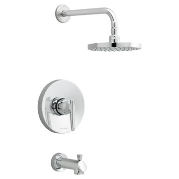 Green Tea 2.5 GPM Tub and Shower Trim Kit with Rain Showerhead and Lever Handle by American Standard