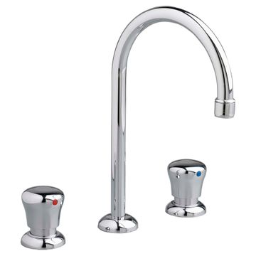 Metering 8 Inch Widespread Gooseneck Faucet, 1.0 gpm by American Standard