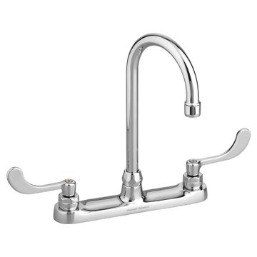 Monterrey® Top Mount Kitchen Faucet With Gooseneck Spout and Wrist Blade Handles 1.5 gpm/5.7 L/min by American Standard