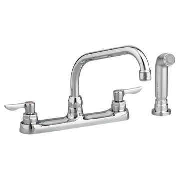 Monterrey® Top Mount Kitchen Faucet With Tubular Spout and Lever Handles 1.5 gpm/5.7 Lpf With Spray by American Standard
