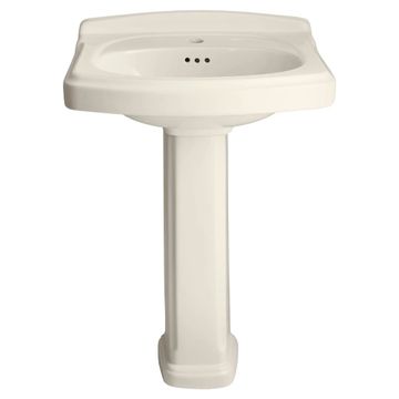 Portsmouth Center Hole Only Pedestal Sink Top and Leg Combination by American Standard