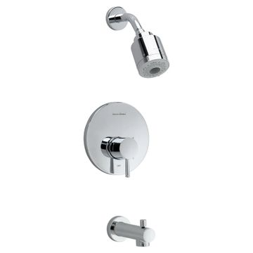 Serin 2.0 GPM Tub and Shower Trim Kit with FloWise Showerhead and Lever Handle by American Standard