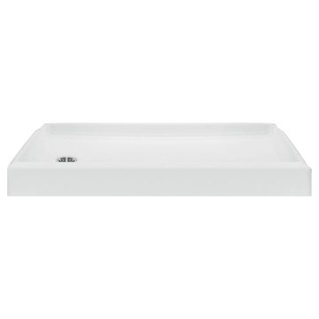 Studio 60x32 inch Single Threshold Shower base with Left-hand Outlet by American Standard