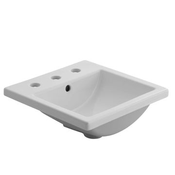 Studio Carre Drop-In Sink With 8-Inch Widespread by American Standard