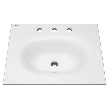 Studio S 24-Inch Vitreous China Vanity Sink Top 8-Inch Centers by American Standard