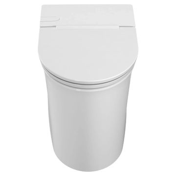 Studio S One-Piece 1.0 gpf/3.8 Lpf Chair Height Elongated Toilet With Seat by American Standard