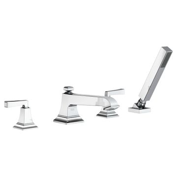 Town Square S Bathub Faucet With Lever Handles and Personal Shower for Flash Rough-in Valve by American Standard