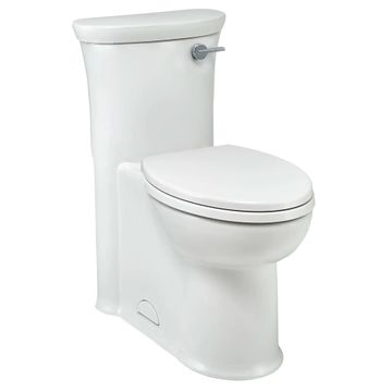 Tropic One-Piece 1.28 gpf/4.8 Lpf Chair Height Right-Hand Trip Lever Elongated Toilet With Seat by American Standard