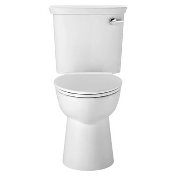 VorMax Two-Piece 1.28 gpf/4.8 Lpf Chair Height Elongated Right-Hand Trip Lever Toilet Less Seat by American Standard